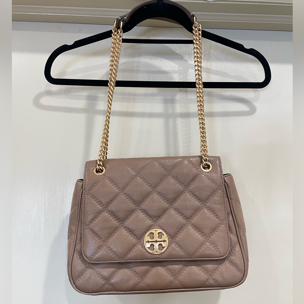 Tory Burch Chain Foldover Handbag